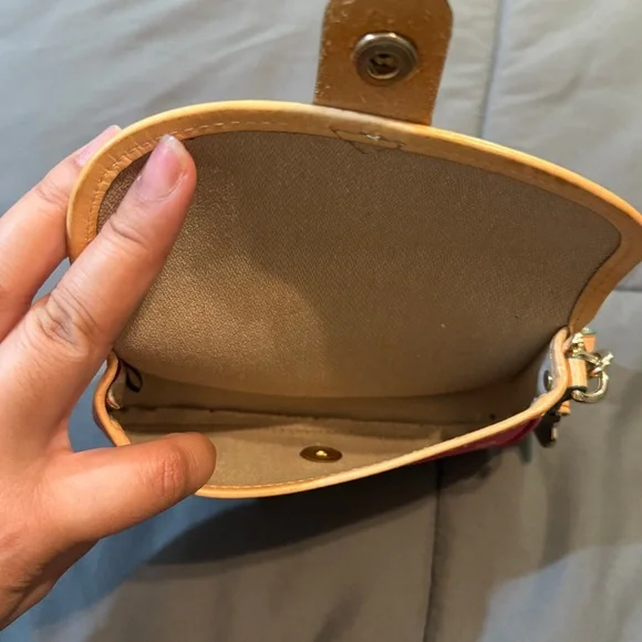 Dooney & Bourke Pink Monogrammed Wristlet - Picture 4 of 9